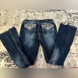 miss me signature boot jean